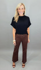 Espresso Patch Pocket Jean