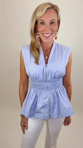 Tailored Touch Top (periwinkle)