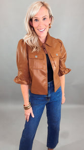 Cognac Code Jacket