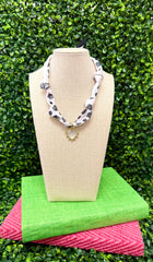 Love Glows Scarf Necklace