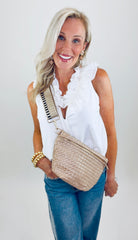 Woven Bum Bag (taupe)