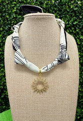 Ray of Chic Scarf Necklace