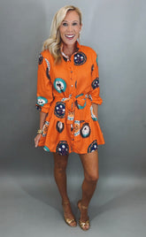 Autumn Medallion Dress