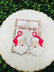 Ho Ho Ho Santa Earring