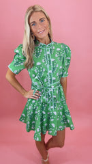 Garden Gossip Dress (green)