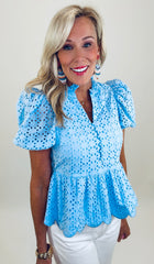 Charm Theory Top (blue)
