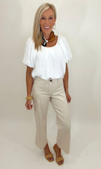 Almond Avenue Denim Trouser