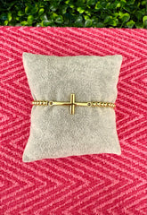 Curve Cross Bracelet