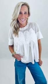 Delicate Details Top (ivory)