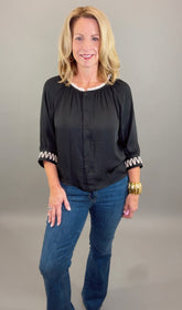 Sutton Blouse (black)