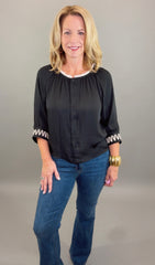 Sutton Blouse (black)