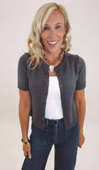 Weekender Knit Cardigan (dark grey)