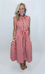 Liberty Lane Dress (red)