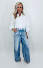 Denim Drift Terry Pant
