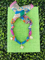 Trinity Charm Scarf Necklace