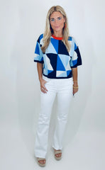 Sapphire Prism Sweater