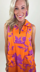 Social Hour Dress (orange)
