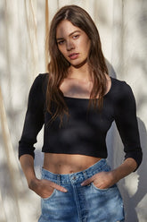 The Ellie Top (black)