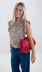 Wild Streak Top (camel)