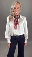 Satin Social Blouse