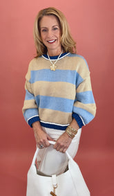 Saltwater Stroll Sweater (blue)