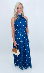 Champagne Dot Jumpsuit