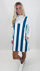 Heritage Stripe Dress (indigo)