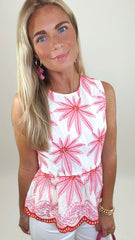 Bloom Stitch Peplum