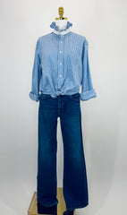Second Story Shirt (LandsEnd/StrBl/M)