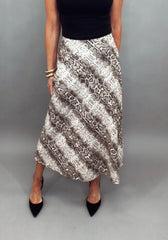 Serpent Silhouette Skirt