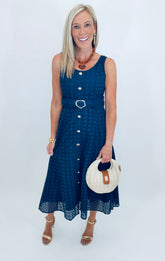 Simply Stunning Dress (navy)