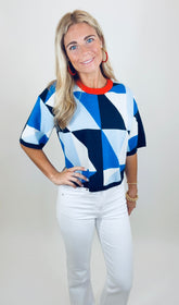 Sapphire Prism Sweater