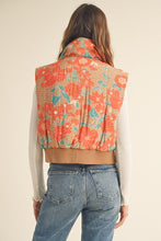 The Spring Floral Crop Vest