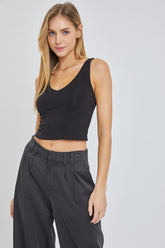 Cropped Tank (black)