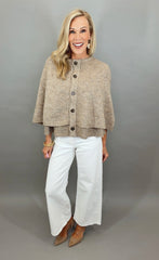 Cape Escape Cardigan (taupe)