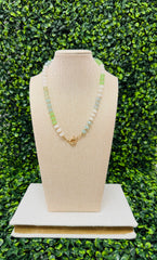 Seafoam Serenity Bead Necklace