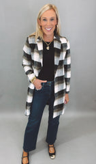 Lightscape Plaid Coat