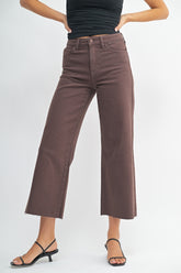 Slim Wide Leg Jean (espresso)
