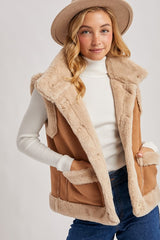 Chalet Side Vest (tan)