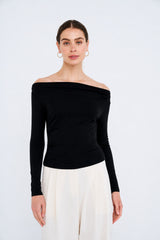 Off the Record Top (black)