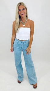 The Palazzo Jean (lt denim)