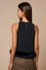 All the Frills Top (black)