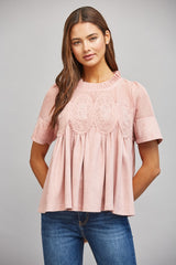 Delicate Details Top (blush)