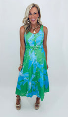 Summer Etch Dress (green)