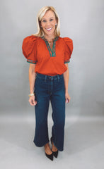 Highland Holiday Top (red)