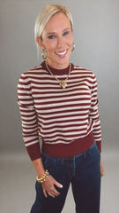 Ivy Lane Sweater (burgundy)