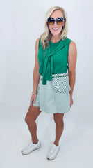 All Set Stripe Skort