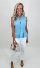Styled Silhouette Top (blue)