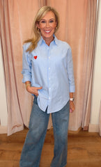 Heartbreaker Stripe Shirt (blue)