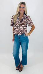 Deco Blossom Top (brown)